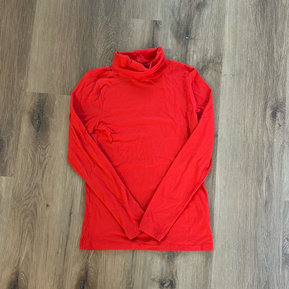 J.Crew Turtleneck • Red Orange • M